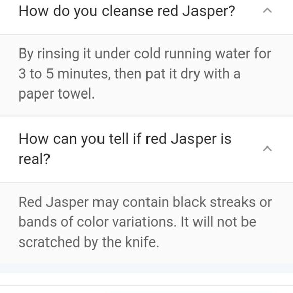 Red Jasper Tumble stone sealed in package not touched - Picture 6 of 7